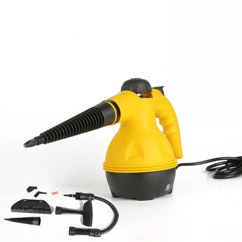 Pressurized Handheld Steam Cleaner with 10pcs Accessories & Safety Lock, Multi-Purpose & Powerful Home Use Steamer for Cleaning, Car, Bathroom, Shower, Upholstery, Grout, Window, Grease