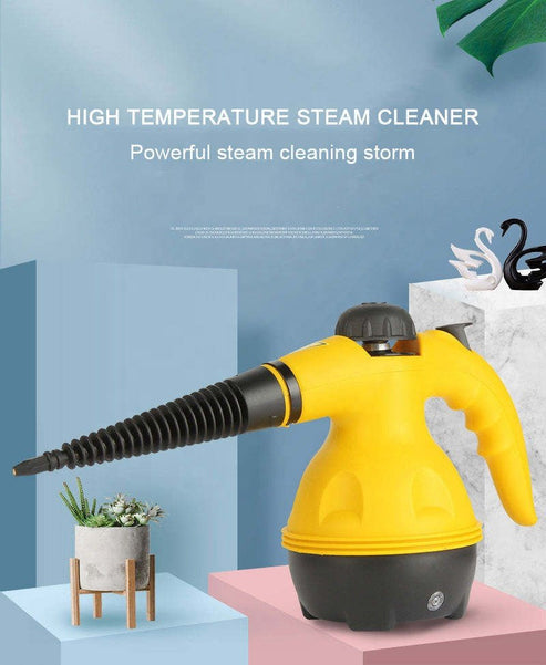 Pressurized Handheld Steam Cleaner with 10pcs Accessories & Safety Lock, Multi-Purpose & Powerful Home Use Steamer for Cleaning, Car, Bathroom, Shower, Upholstery, Grout, Window, Grease