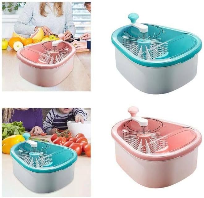 Fruit Cleaning Device Large Fruit Washer Spinner with Brush,